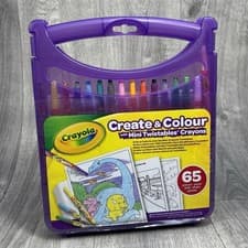 Image of Crayola Twistables Pencils Set Drawing Kit for Kids Art 65pcs with Case 25 Pens