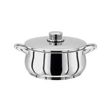 Image of STELLAR 1000 STAINLESS STEEL 24CM CASSEROLE 3.2 LITRE INDUCTION S137