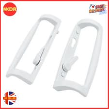 Image of uPVC Sliding Patio Door Handle Fuhr 90PZ 90mm - D Shape Handle Set Pair