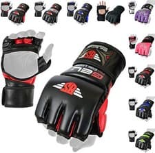 Image of UFC Gloves MMA Boxing Muay Thi kick Boxing punch Bag & UFC Training Gloves