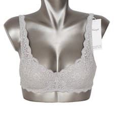 Image of Triumph Amourette WHP padded bra wired 7816/HI grey lace lingerie NEW
