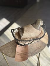 Image of RARE Antique Clay Roaster Terra Cotta Chicken Figural Glazed Dutch Oven Artist!