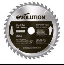 Image of X1 Evolution Saw 230mm x 40T x 25.4mm Wood Circular Saw Blade - GW230TCT-40