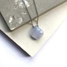Image of Blue Lace Agate Necklace