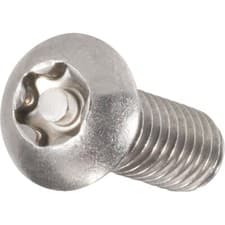 Image of Toolcraft 888764 Tamperproof Torx Panhead Screws A2 Stainless M3 x 8mm Pack 10