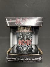 Image of ACDC Back In Black Shot Glass 8.5cm Band Officially Licensed Shot Glass Nemesis