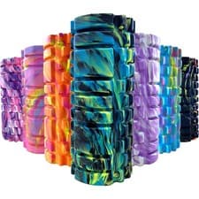 Image of Massage Grid Foam Roller Pilates Physio Yoga Muscle Rehab Trigger Point Gym Mixe