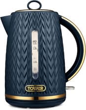 Image of Tower T10052MNB Empire 1.7 Litre Kettle with Rapid Boil, Removable Filter, 3000W