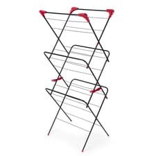 Image of Russell Hobbs Clothes Airer Foldable Tier Laundry Drying Rack 15M Space Portable
