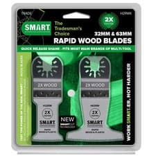 Image of Smart 2 Piece OIS Oscillating Multi Tool Rapid Wood Blade Set