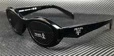 Image of PRADA PR 26ZS 16K08Z Black Dark Grey Women's 55 mm Sunglasses
