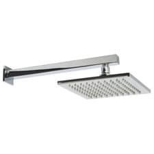 Image of Designer Chrome Brass Rectangular Shower Head 9"x6" with high quality chrome