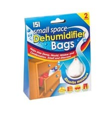 Image of Small Space Dehumidifier Bags For Damp Mould & Mildew Drawers Cupboard Car