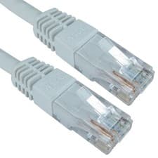 Image of Rj45 M To Rj45 M Cat6 0.25M White Oem Moulded Boot Copper Utp Network Cable
