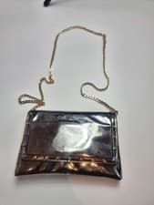 Image of New Dune Silver Clutch Bag