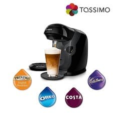 Image of Tassimo Style Costa Coffee Hot Drinks Machine 1400W 0.7L Black TAS1102GB Bosch