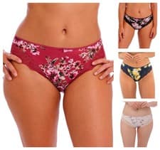 Image of Fantasie Lucia Brief Mid Rise Womens Everyday Elegant Lace Lingerie 101550