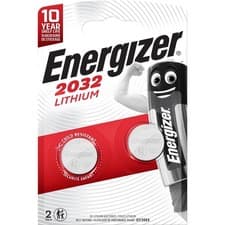 Image of Energizer Lithium Battery CR2032 3V Pack of 2 Coin Cell DL2032 for Car Key Scale