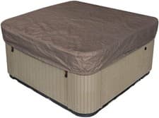 Image of Hot Tub Cover - Thermal Spa Foldable Replacement Protector, Rain-Proof Snow Def