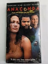 Image of Anaconda VHS Tape, 1997 Jennifer Lopez, Ice Cube NEW Factory Sealed