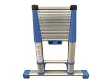 Image of Zarges Compactstep L Telescopic Ladder & Stabiliser Bar 3.2m