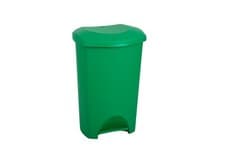 Image of Addis 50 L Recycling Commercial Utility Waste Trash Pedal Bin Green 518635ebay