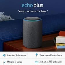 Image of Amazon Echo Plus 2nd Generation Smart Speaker With Alexa Voice Control - New.