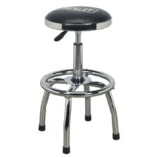 Image of Sealey Workshop Stool Heavy-Duty Pneumatic with Adjustable Height Swivel Seat -