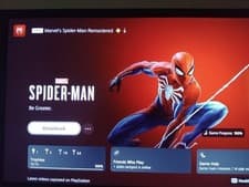 Image of * Not Game * Marvel's Spider-man Remastered Platinum Service (not game)