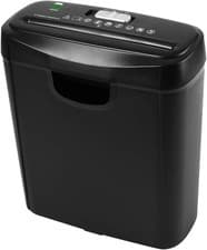 Image of Compact 10 Litre Strip Cut Shredder for 6 Sheets and Credit Cards - P2 Security