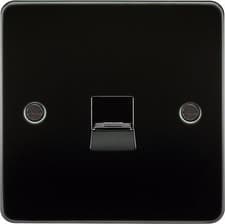 Image of Knightsbridge Flat Plate Telephone Extension Secondary Wall Single Socket Outlet