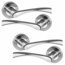 Image of Door Handles Astrid Chrome Internal Chrome Door Handle Sets 1-15