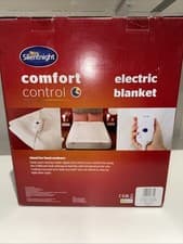 Image of Silentnight Comfort Control Electric Blanket White - Double