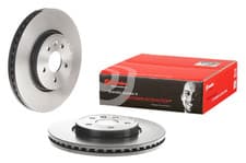 Image of Brembo 09.B356.21 Brake Disc Front Fits Chevrolet Trax Opel Mokka X Vauxhall