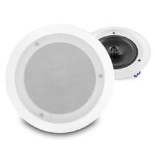 Image of CSA-T 6.5" 100V Ceiling Speakers Pair - Rust Proof 2-Way Aluminium Grill