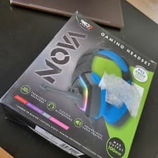 Image of gaming headphones with microphone