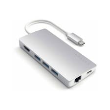 Image of Satechi Laptop Hub USB 3.2 Gen 1 Type-C Silver (ST-TCMA2S)
