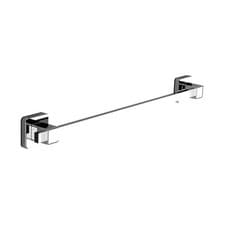Image of Showerdrape Pushloc Stainless Steel Suction Wall Mounted 43cm Towel Rail