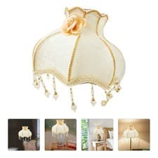Image of Lamp Shades for Table Lamps Bedside Elegant Luxury Desk Lampshade