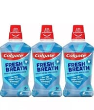 Image of Colgate Fresh Breath Taking Mouthwash 3x500ml-Free Postage/New