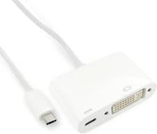 Image of 15cm USB Type-C to DVI Digi Video Adapter with PD Function + USB C Charger Port