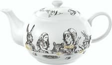 Image of Victoria And Albert Alice In Wonderland Mini Teapot Fine China 450 ml 