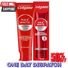Image of COLGATE Max White Ultimate ultra Catalyst Toothpaste 75 ml Whiter in 3 Days UK