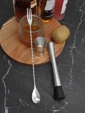 Image of 3 Piece Stainless Steel Cocktail Shaker Set