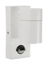 Image of Outdoor Light White Leto Spot IP44 PIR Motion Sensor Zink ZN-37938-WHT