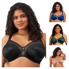 Image of Elomi Cate Allure Bra Underwired Non Padded Womens Fuller Figure Lingerie 302405