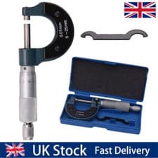 Image of Outside Micrometer 0-25mm(0.01mm Graduations) Metric External Caliper