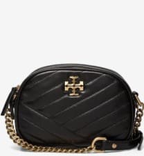 Image of Tory Burch Kira Chevron SM Camera Bag Black 152353