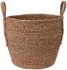 Image of Seagrass Storage Basket Small Medium Large Natural Woven Rattan Home Decoration