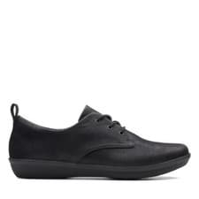 Image of Clarks Ayla Reece black Shoes UK3